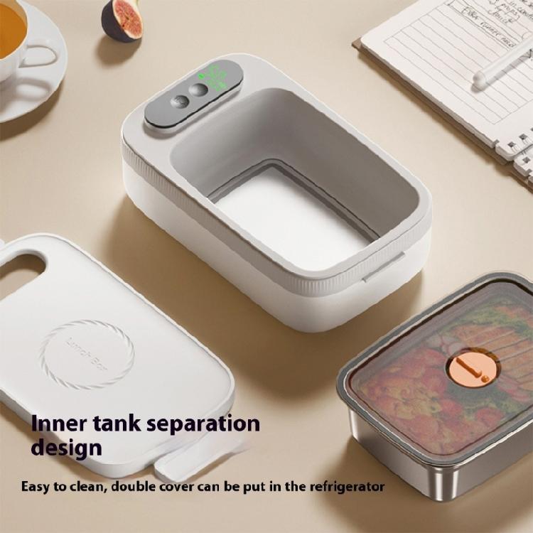 1000ml Cordless Lunch Box With 304 Nonrust Steel Inner Pot 14000mAh Battery Wireless Heating System 8Hrs Fast Charging