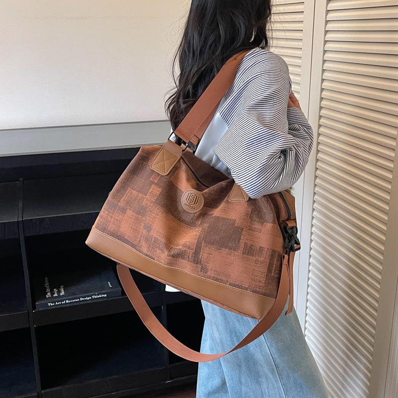 Große Kapazität Reise-Duffelbag für Damen Wasserdichte Sport-Tragetasche für Fitnessstudio Gepäck Schulter-Handtasche
