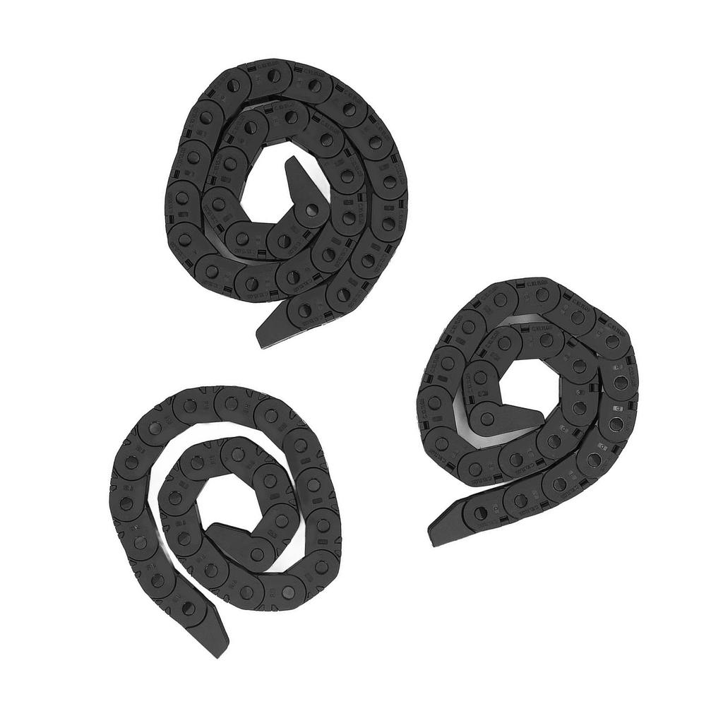 3Pcs Cable Carrier Chain Bridge 3 Hole Open Type Nylon Drag Chain Kit for VORON 2.4 3D Printer