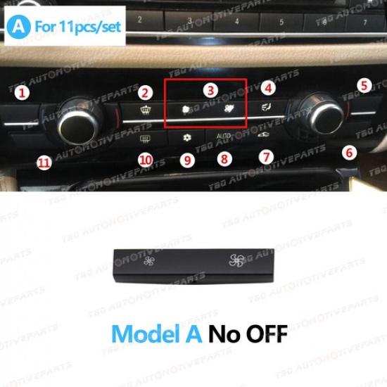 Dashboard Air Condition A/C Heater Button For BMW 5 Series F10 F11 F18 2010-2017