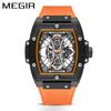 New Meigel Men's Watch, Fashion Square Luminous Sports Watch Men's
