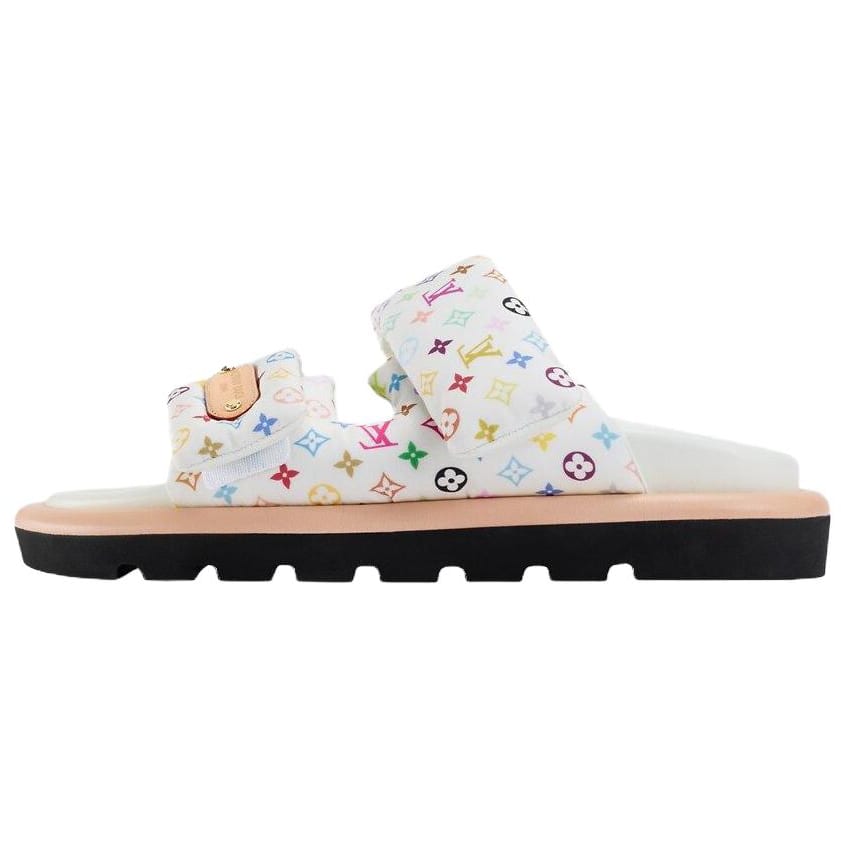 LOUIS VUITTON Slide Slippers Women`s White