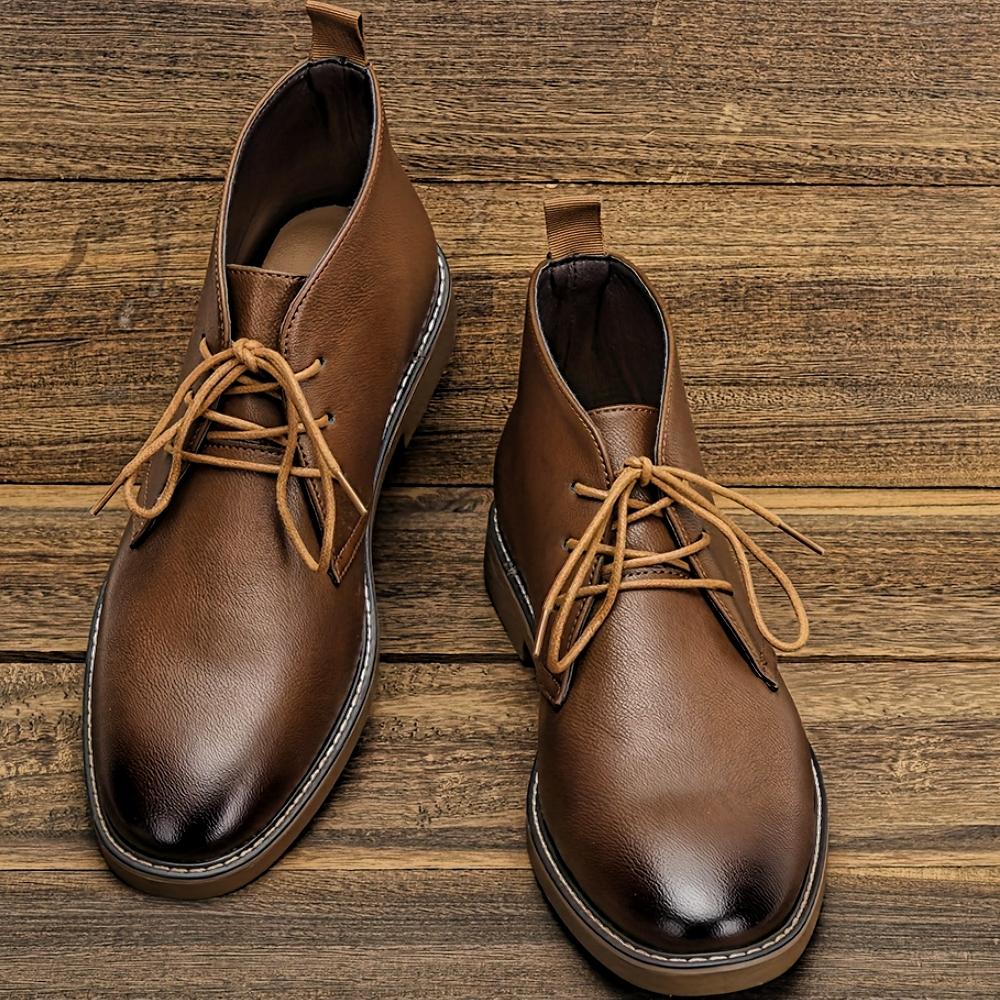 Boots Leather Retro Brand 2026 Casual Comfortable Fashion Outdoor Walking Shoe