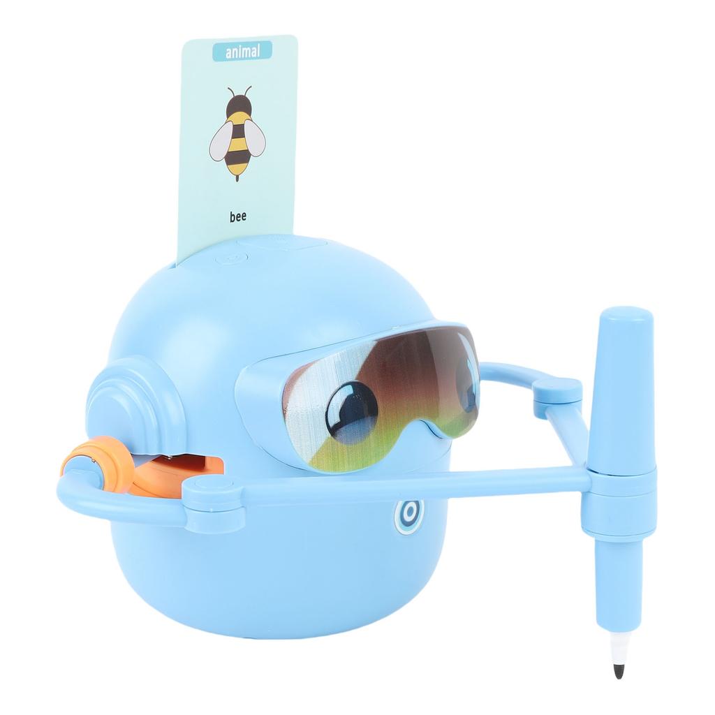 Kids Drawing Robot Interactive Educational Auto Drawing Robot with 100 Cards 12 Color Pens for Boys Girls Preschool Lrning