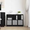 Sideboard in Black Oak Look 88.5 x 27.5 x 63.5 cm