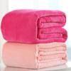 Polyester Soft Warm Solid Color Blanket Sleep Cover Rug for Home Bedroom Bedding