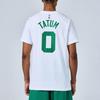 Nike NBA Boston Celtics Jayson Tatum T-shirt White/Green Men Streetwear DR6364-102