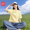 MINISO Women's Pure Cotton Loose Fit T-Shirt