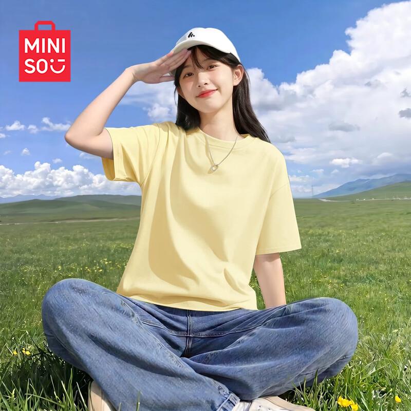 MINISO Women s Pure Cotton Loose Fit T-Shirt 2XL