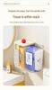 No-Punch Wall-Mounted Tissue Box: Bathroom, Kitchen, Toilet Towel and Wet Wipe Storage