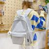 Schoolbag Premium Plaid School Bag Female Junior High School Student High School Class Backpack Versatile Ins Style Korean Small Fresh Backpack