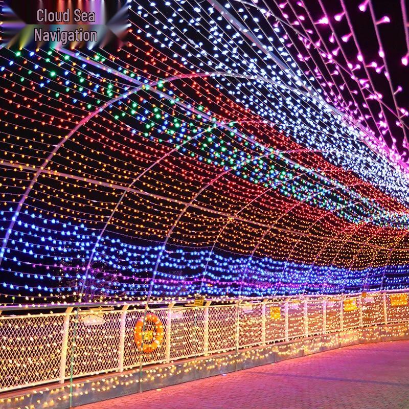 Outdoor Waterproof LED Starry String Lights, 100m