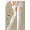 10-1 Pairs Thickened and Warm Over Knee Socks for Autumn and Winter, Thigh Socks for Home Use, Plush Sleep Socks, Coral Fleece Stockings, Knee Pads