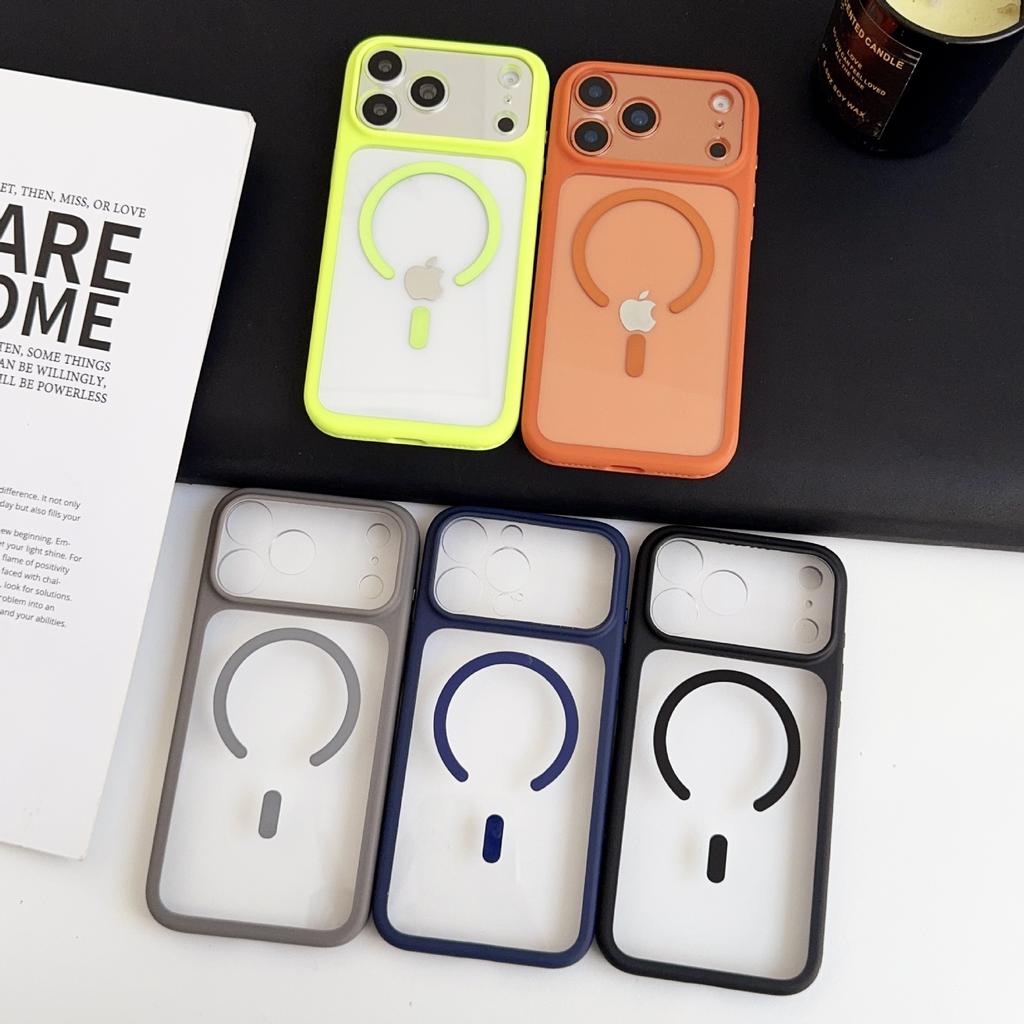 Applicable to iPhone11promax mobile phone case crystal transparent anti-yellow magnetic attraction Apple 11 fine hole lens all-inclusive case
