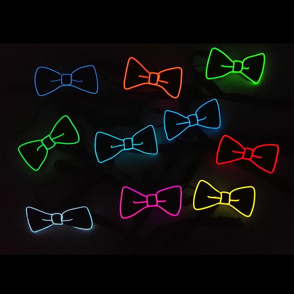 Bowtie Tie Novelty The Dark for Party Costume