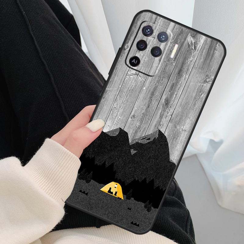 NATURE WOOD PRINTS Case For Oppo A40 A60 A80 A5 Pro A15 A16 A17 A57 A77 A94 A74 A54 A76 A96 A18 A38 A58 A78 A98