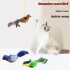 Interactive Plush Mouse Cat Toy With Night Fluorescence Simulation Mouse Cat Self Entertainment Indoor Pet Cat Toy