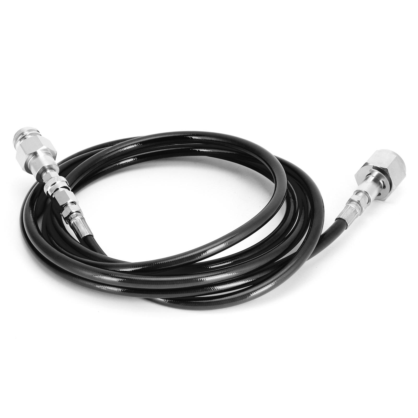 

G5/814 2.5m External Soda Hose Universal CO2 Gas Cylinder Refilling Adapter Connector KitBlack