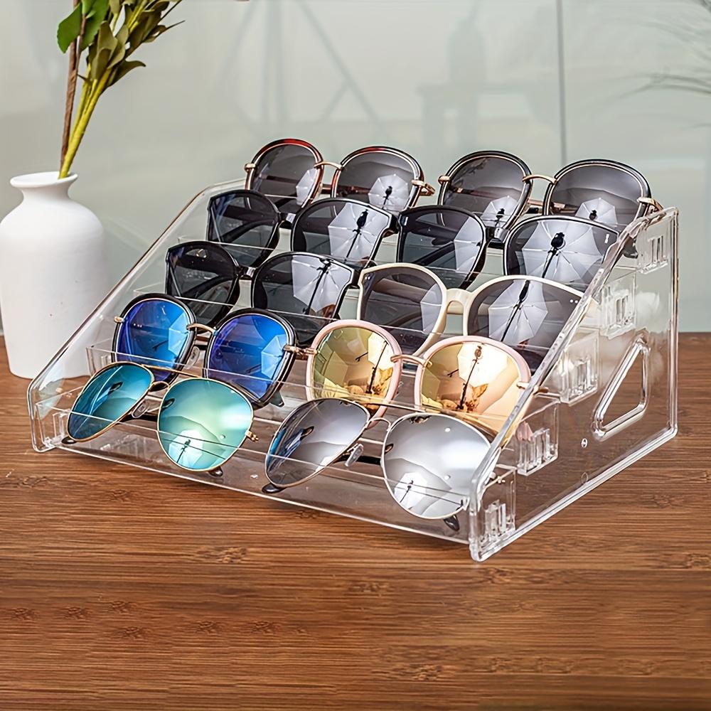

Transparent Acrylic 7-Tier Eyeglass Display Stand, 1pc | Modern Eyewear Showcase, Men s Fashionable Organizer, Father s Day Gift