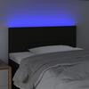 VidaXL Tête de Lit à LED Meuble de Chambre à Coucher Accessoire de Lit Simple Tête de Cadre de Lit Intérieur Noir 3121604