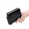 Style Pu Short Wallet With Multiple Card Slots And Zipper For Daily Use