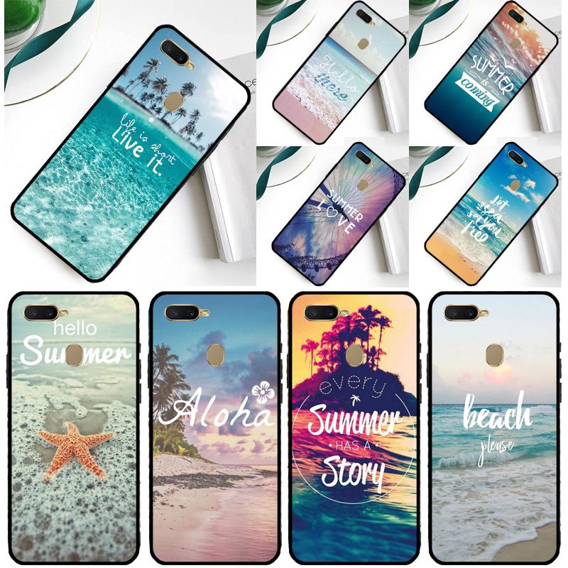 Nice summer Case For Oppo A60 A40 A80 A16 A76 A96 A18 A38 A58 A78 A98 A91 A15 A17 A74 A94 A54 A57S Cover
