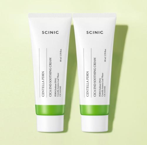 SCINIC Centella PDRN Cica End Soothing Cream 80ml (2-Pack) NONE