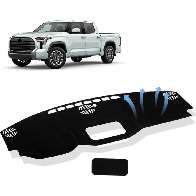 Dash Cover Compatible With Toyota Corolla -2025 Full Set, Dashboard Cover Mat And Center Console Cover Pad, Fit Sunshield Protector Interior Car