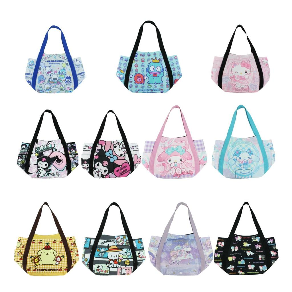 Yasuda Tsusho Print Balloon Bag, Cinnamon Roll, Balloon 4272. Character Tote Bag, Cinnamon Roll, Approximately H30 X W49 X D21.5cm. CN Balloon 4272