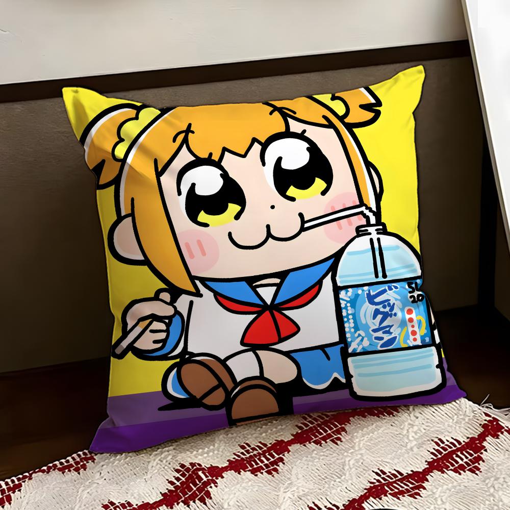 Süße Anime PPop TTeam Epische Kissenhülle Wendbar Weich Langlebig Kissenbezug Zuhause Auto Mehrzwecknutzung für täglichen Komfort