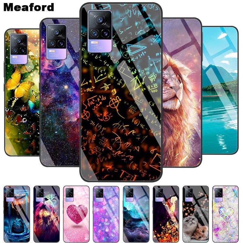 For VivoV21 5G Tempered Glass Case for Vivo V21 5G Soft Bumper Hard Funda For Vivo X60 Pro Global Phone Case X60 5G 2021 Cover