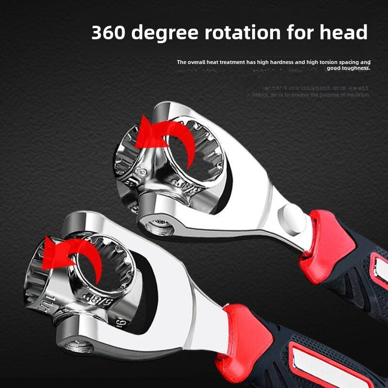 Multifunctional 52-in-1 Universal Socket Wrench with 360° Rotating Multi-Head