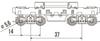 TOMYTEC Railway Collection Tetsukore Power Unit for 12m Class A Railway Model Supplies 337355 TM-28