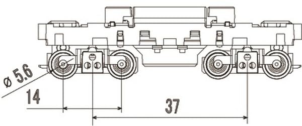 TOMYTEC Railway Collection Tetsukore Power Unit for 12m Class A Railway Model Supplies 337355 TM-28