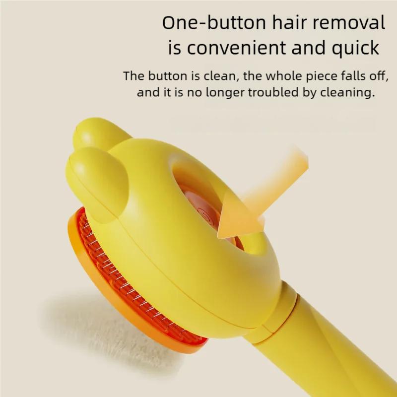 Pet Dog Brush Cat Comb Self Cleaning Hair Remover Brush Dogs Cats Grooming Tools Pets Dematting Comb Accessories High Efficiency