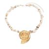 Exaggerated necklace New oversized alloy conch pendant Beach ocean shell string chain Women's collarbone chain
