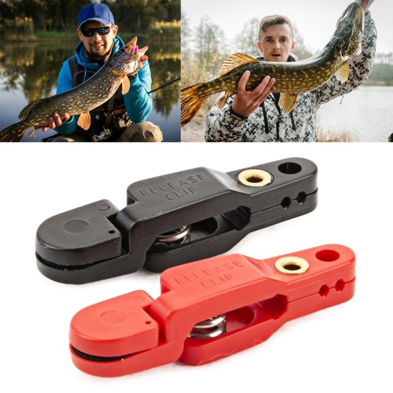 5 Pcs Portable Fishing Downrigger Clips Heavy Tension Snap Release Clips Leads Line Clip Padded Release Clips Durable