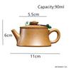 90ml Chinese Yixing Purple Clay Teapot Household Small Capacity Kettle Tradition Beauty Zisha Tea Pot Tea Set Handmade Teaware