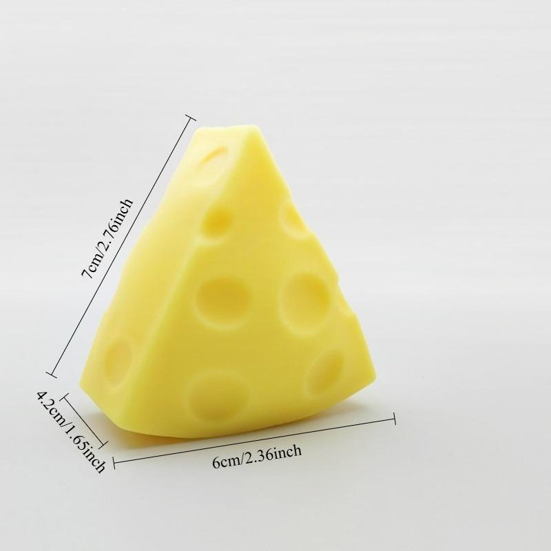 Cheese Squishy Slow Rising Fidget Toy Slow Rebound Squeeze Ball Stress Relief For Adults Sensory Anxiety Relief Toy