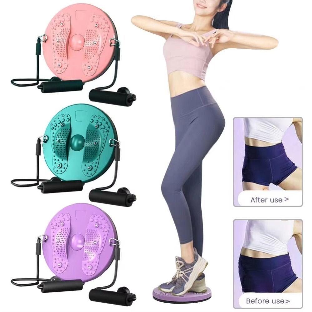 with Rope Foot Massage Torsion Disc Non-Slip Base Body Shaping Boards Waist Twisting Disc  Home