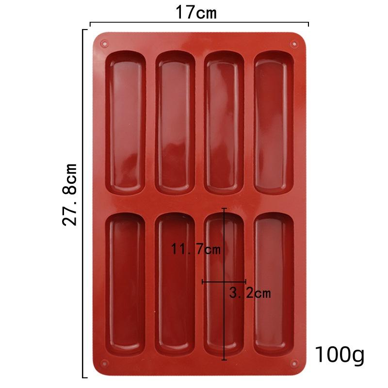 DIY Silicone Rectangle Cake Pan Square Soap Molds Pudding Muffin Loaf Brownie Cornbread Mould