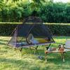 Single Person Off-Ground Camping Tent Bed with Mosquito Net, Windproof & UV Resistant