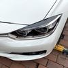2X F30 Scheinwerferabdeckung Augenlid Carbon Schwarz Augenbraue Für BMW F30 Limousine 2012-2018