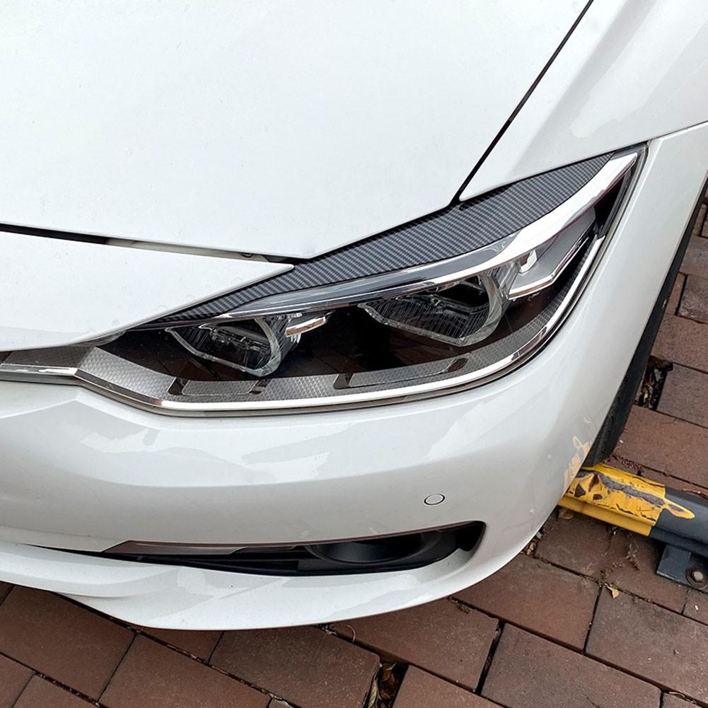 2X F30 Capac far pleoapă sprânceană negru carbon pentru BMW F30 Sedan 2012-2018
