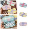 Bowknot Korean Style Pencil Case Large Capacity Bow Pencil Pouch Cartoon Bow Stationery Bag  Office