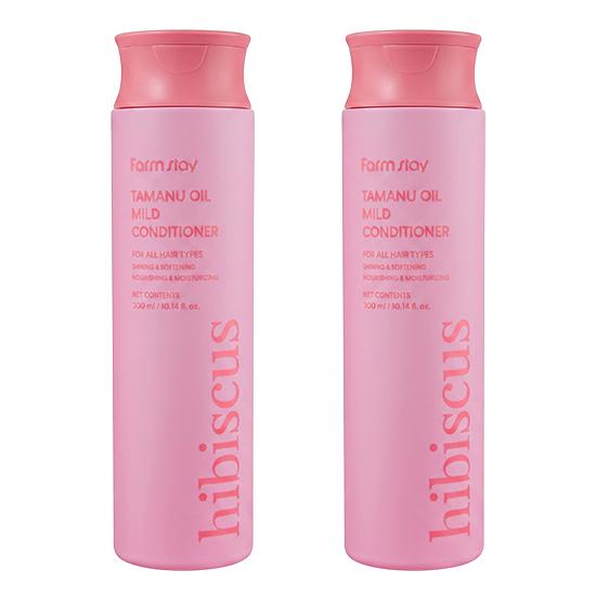 FARM STAY Tamanuöl Mildes Hibiskus Shampoo & Spülung 300ml  (7 Optionen) # Conditioner 300ml x 2pcs