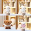 Plush Bear Keychain With Soft Short Plush For Cute Bag Decor And Gift For Kids