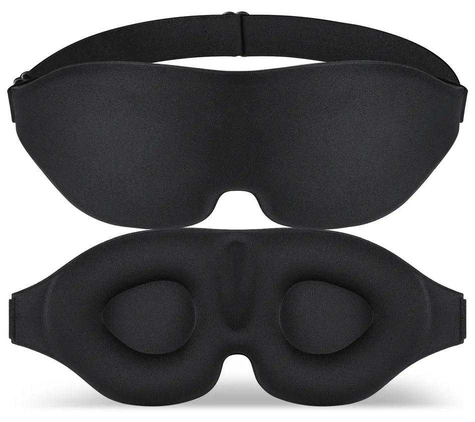 Eye Mask for Sleeping 3D Contoured Cup Blindfold Concave Molded Night Sleep Patch Block Out Light with Women Men