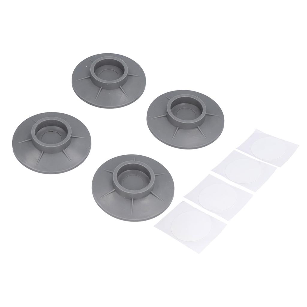 4 Stück Vakuum-Saugfuß-Design Waschmaschinen-Fußpolster Rutschfest Antivibration Lärmreduzierendes Pad