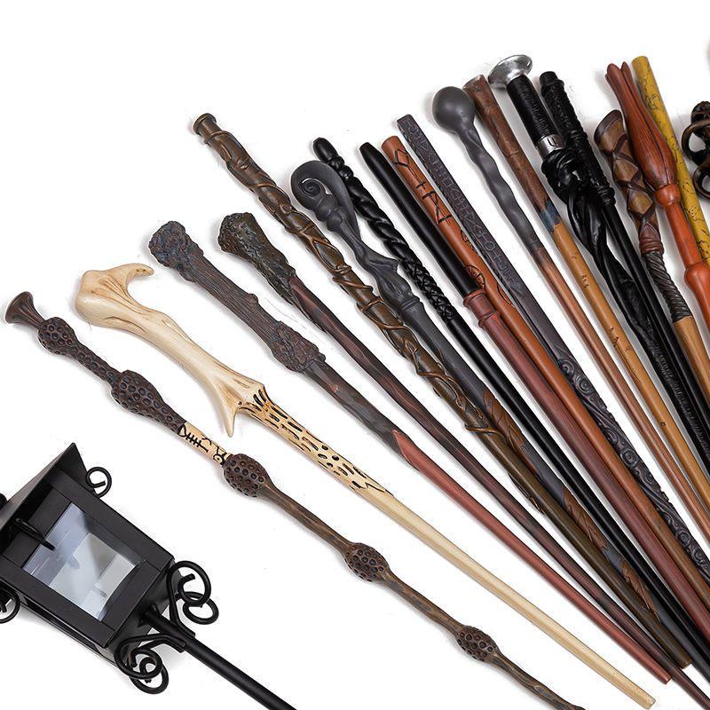 Harry Potter & Hermione Exquisitely Carved Wands: Voldemort and Harry Versions